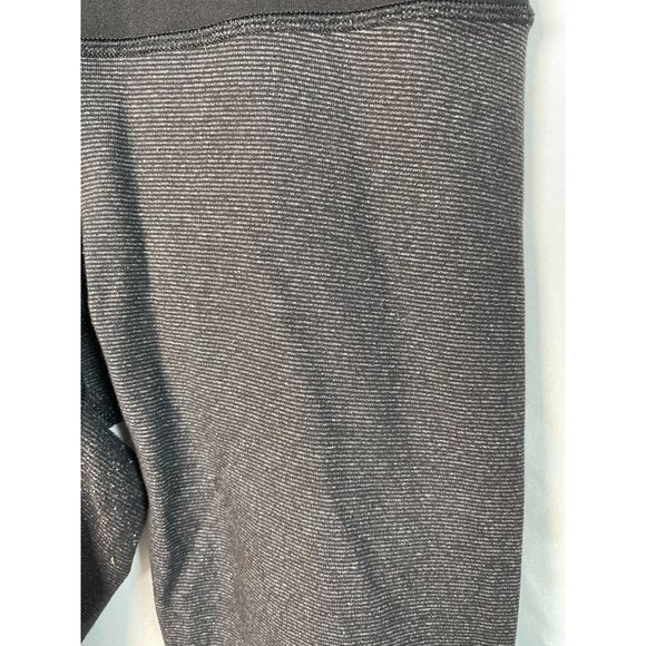Lululemon Athletica Wunder Under Wee Stripe Crop Leggings Gray Black Size 2 - Picture 5 of 6